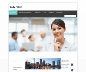 Ladypollen.com(Lady pollen) Screenshot