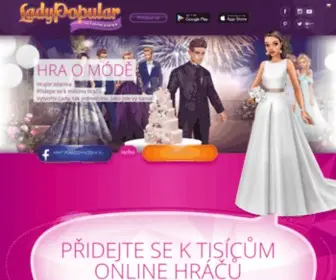 Ladypopular.cz(LADY POPULAR: Nejlepší online módní & oblékací hra) Screenshot
