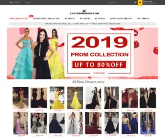 Ladypromdress.com(The Best Prom Dresses & Wedding Dresses On Sale) Screenshot