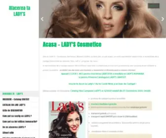 Ladys-Cosmetice.com(Site-ul LADY'S) Screenshot