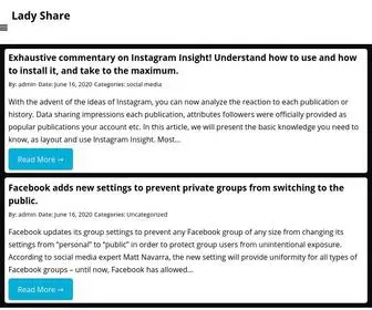 Ladyshare.org(Lady Share) Screenshot