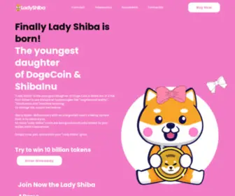 Ladyshiba.site(Lady Shiba Coin) Screenshot