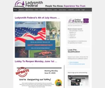 Ladysmithfederal.com(Ladysmith Federal) Screenshot