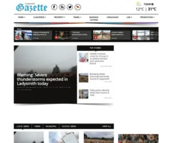 Ladysmithgazette.co.za(Northern Natal News) Screenshot