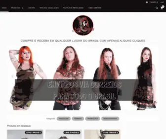 Ladysnake.com.br(Lady Snake Rock Wear) Screenshot