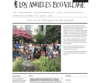 Laecovillage.org(Los Angeles Eco) Screenshot