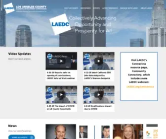 Laedc.org(Los Angeles Economic Development Corporation LAEDC) Screenshot