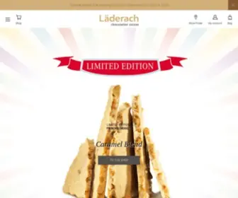 Laederach.com(Läderach) Screenshot