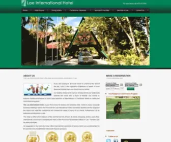 Laeinterhotel.com(Lae International Hotel) Screenshot