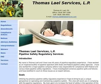 Laelservices.com(A web site) Screenshot