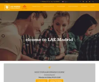 Laemadrid.com(LAE Madrid) Screenshot