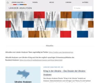 Laender-Analysen.de(Länder) Screenshot