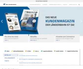 Laenderbahn.com(Die Länderbahn) Screenshot