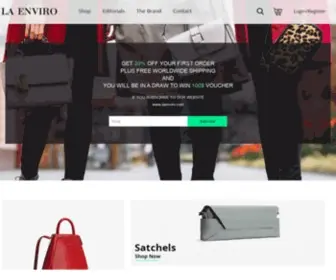 Laenviro.com(Buy Vegan Handbags) Screenshot