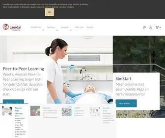 Laerdal.com(Laerdal Medical) Screenshot