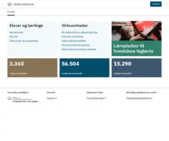Laerepladsen.dk(Lærepladsen) Screenshot