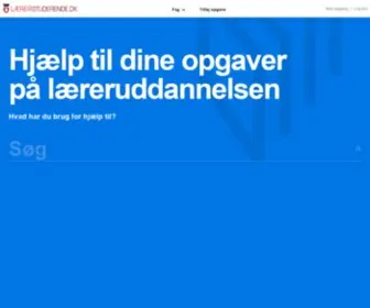 Laererstuderende.dk(Laererstuderende) Screenshot