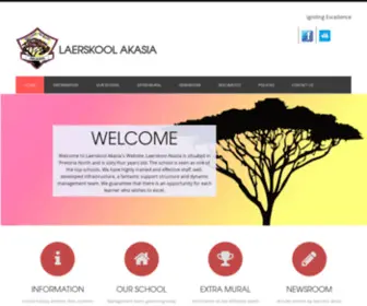 Laerskoolakasia.co.za(Laerskool Akasia) Screenshot