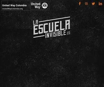 Laescuelainvisible.co(United Way Colombia) Screenshot