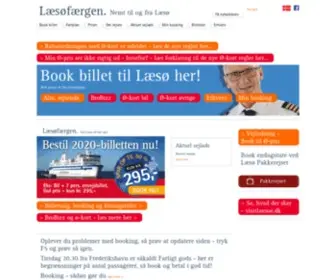 Laesoe-Line.dk(Læsøfærgen) Screenshot