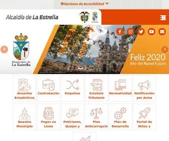 Laestrella.gov.co(Alcaldía Municipal de La Estrella) Screenshot