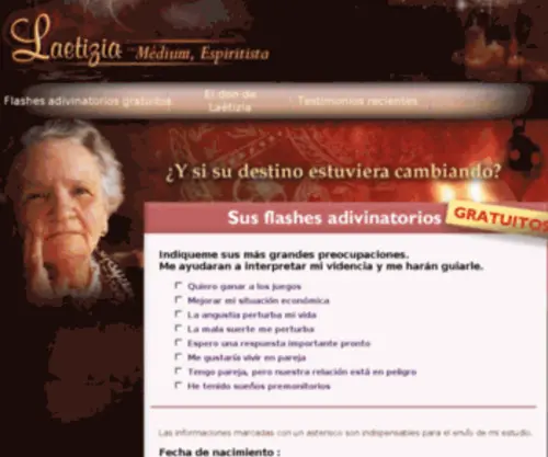 Laetizia-A.com(Laetizia A) Screenshot