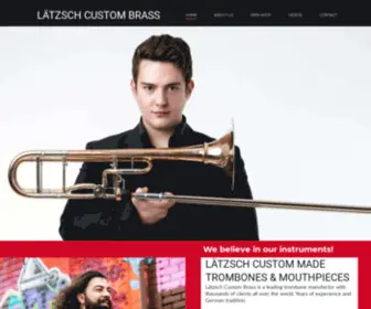 Laetzsch-Brass.de(Site is undergoing maintenance) Screenshot