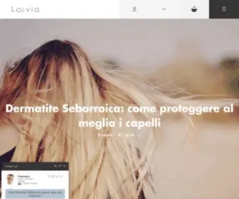 Laevia.it(Dermocosmetici per dermatite atopica e seborroica) Screenshot