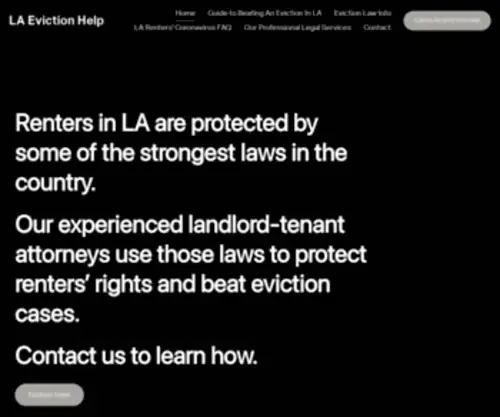 Laevictionhelp.com(LA Eviction Help) Screenshot