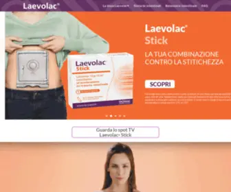 Laevolac.it(La linea completa per il benessere intestinale) Screenshot