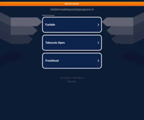 Lafabbricadellapastadigragnano.it(La fabbrica della pasta di Gragnano) Screenshot