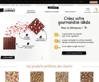 Lafabriquedesgourmands.com(Chocolats personnalisés) Screenshot