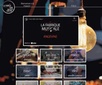 Lafabriquemusicaleangevine.com(La Fabrique Musicale Angevine) Screenshot