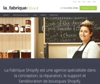 Lafabriqueshopify.com(E-commerce facile avec Shopify) Screenshot