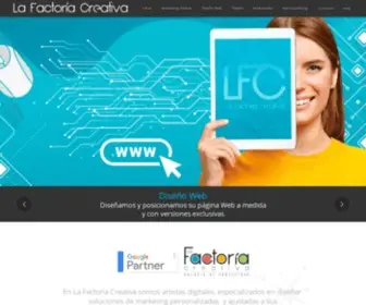 Lafactoriacreativa.com(Diseño web Málaga) Screenshot