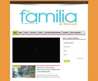 Lafamiliadebroward.com(La Familia de Broward) Screenshot