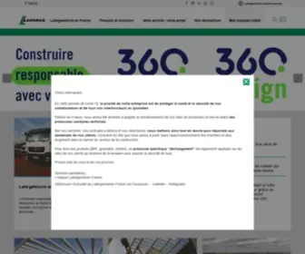 Lafarge-France.fr(Lafarge France : ciment) Screenshot