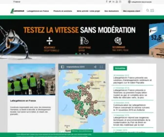 Lafarge.fr(LafargeHolcim France : ciment) Screenshot