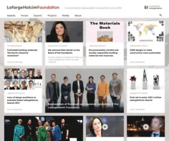 Lafargeholcim-Foundation.org(LafargeHolcim Foundation) Screenshot