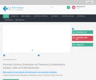 Lafarmaciaentucasa.es(Parafarmacia y farmacia online) Screenshot