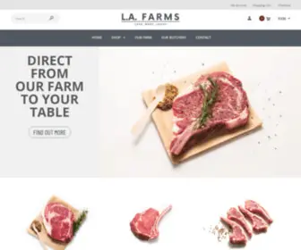 Lafarms.co.za(Retail Butchery) Screenshot