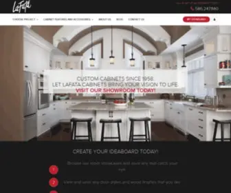 Lafata.com(Custom Cabinets for Kitchen and Bath SinceLaFata Cabinets) Screenshot