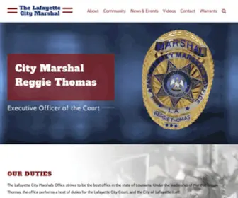 Lafayettemarshal.com(Lafayette City Marshal's Office) Screenshot