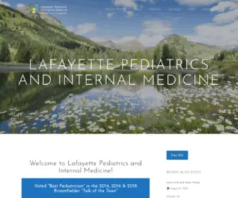 Lafayettemedpeds.com(Specialized Care for the Whole Family) Screenshot