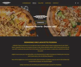 Lafayettepizzeria.com(Commandez en ligne) Screenshot