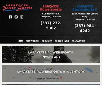 Lafayettepowersports.com Screenshot