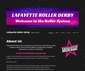 Lafayetterollerderby.com(Lafayette Roller Derby) Screenshot