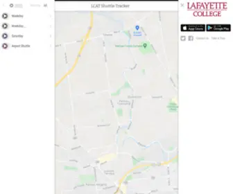 Lafayetteshuttle.org(Ride Systems Live Tracker) Screenshot