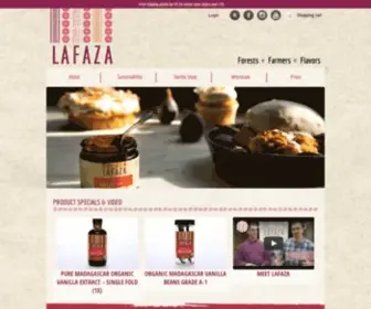 Lafaza.com(LAFAZA Foods) Screenshot