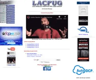 LafcPug.org(Los Angeles Creative Pro User Group (formerly lafcpug)) Screenshot